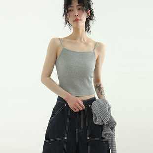 basic top golgi cropped 基础短吊带背心 sleeveless 国内现货24