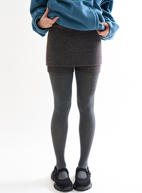 韩国代购 Raucohouse Mary Ribbed Knit Shorts 复古针织迷你裙裤