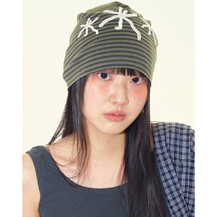 stripe Florin Raucohouse 冷帽 beanie 条纹个性 bandana 韩国代购