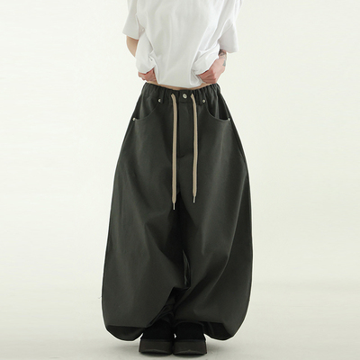 Localmansion韩代抽绳休闲长裤