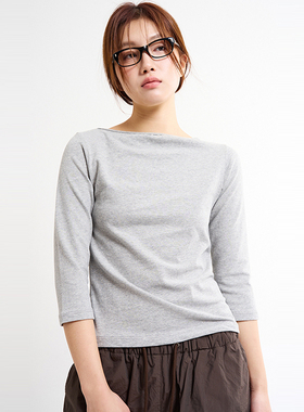 韩国代购 Raucohouse Harper 3/4 sleeve top 基础七分袖T恤百搭