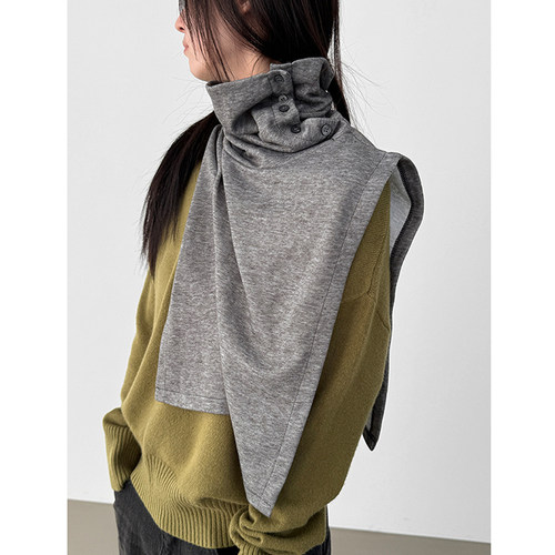 Localmansion韩代高领围巾披肩