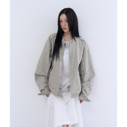 lowear韩代毛边夹克外套