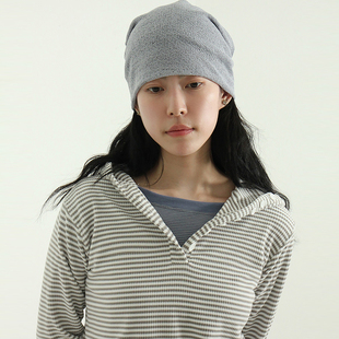 summer 冷帽 25A 复古春夏薄款 韩国代购 设计师款 clean beanie