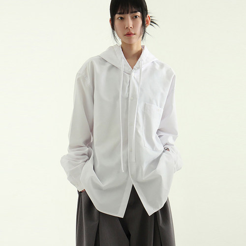 Localmansion韩代口袋连帽衬衫