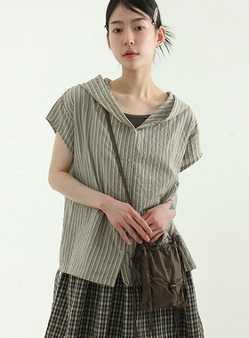 韩国代购25 glossy paper string mini bag 尼龙迷你单肩小包百搭