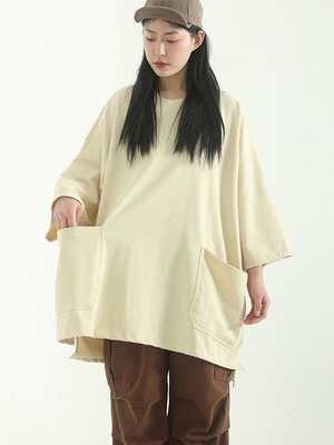 localmansion韩代口袋宽松T恤