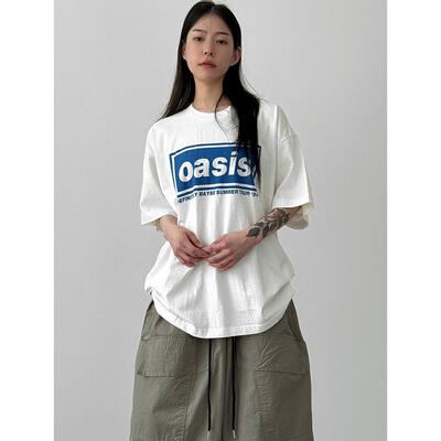 Localmansion韩代字母印花T恤