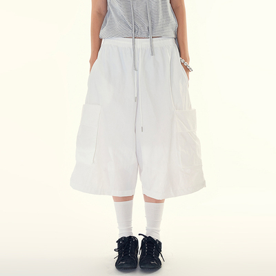 韩代Raucohouse宽松工装七分裤