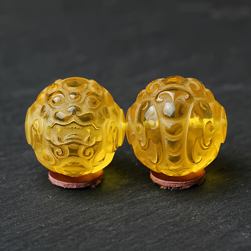 手串蜜蜡貔貅珠天然配饰琥珀配珠