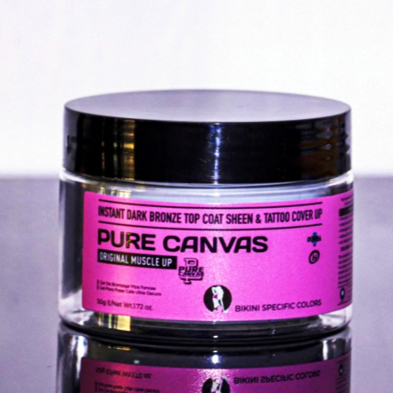 美国 PURE CANVAS健美比赛油彩（比基尼专用色）比基尼美臀训练表