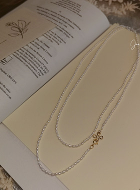 手链美国四叶草双层天然珍珠