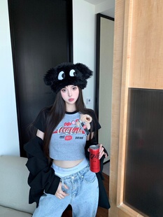 短袖 News新闻13DE 可口可乐联名美式 24春夏新款 t恤女辣妹 MARZO