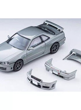 25年11月TOMYTEC TLV LV-N353a 日产Skyline R34 TURBO带配件(银)