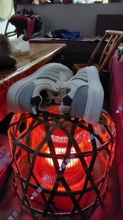 竹制品工艺品竹编火笼家用取暖电炉烤火架烤手足笼子拍摄演出道具