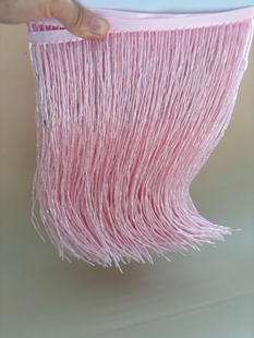 30c m手工管珠串珠流苏垂感舞蹈服礼服裙斗笠云肩灯饰流苏可定制