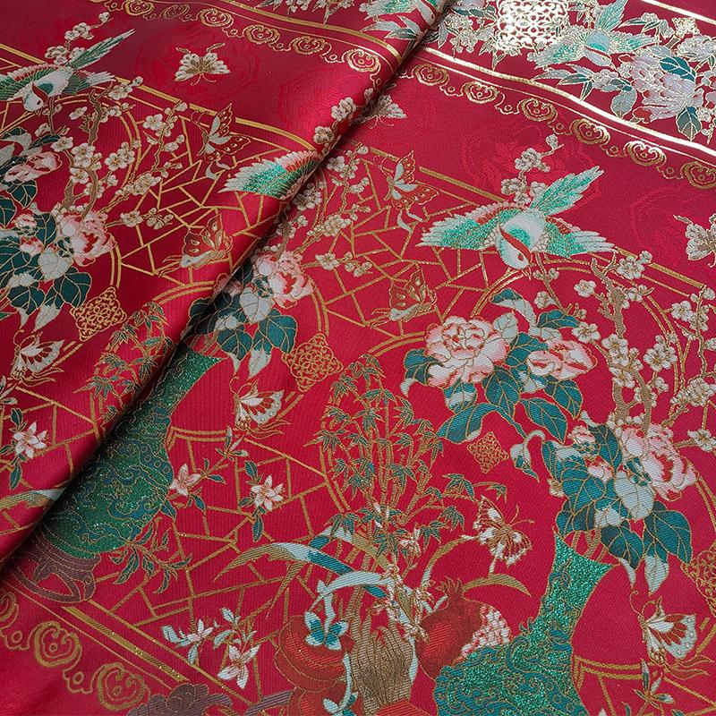 织金仿妆花汉服马面裙