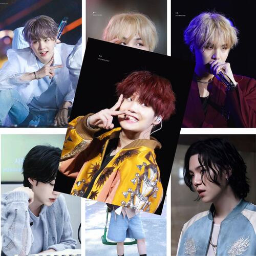 闵玧其海报墙贴追星爱豆周边卧室房间墙面写真集拍照布置背景壁纸 - 封面