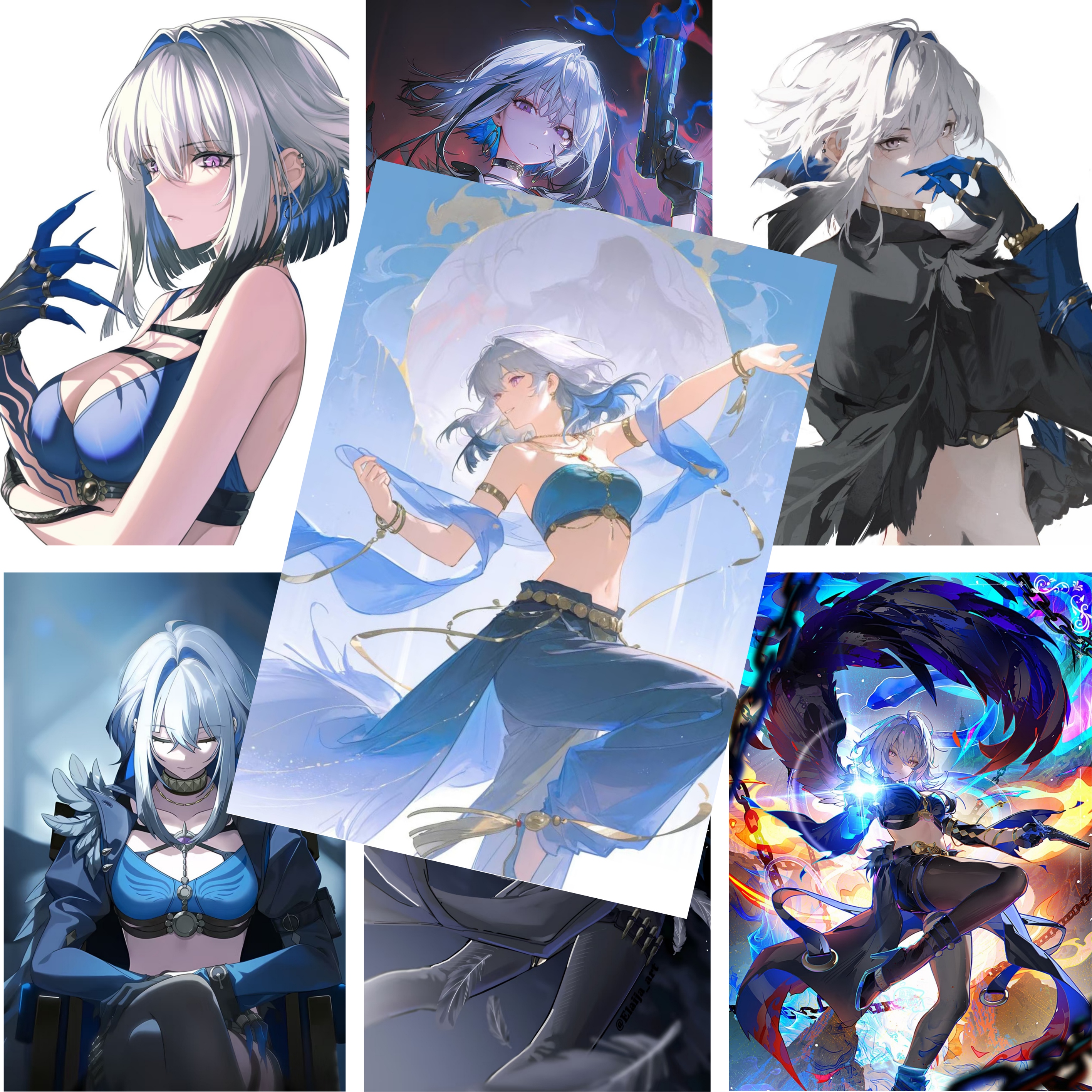 嘉贝莉娜海报墙贴动漫同人周边卧室房间墙面写真集拍照布置背景