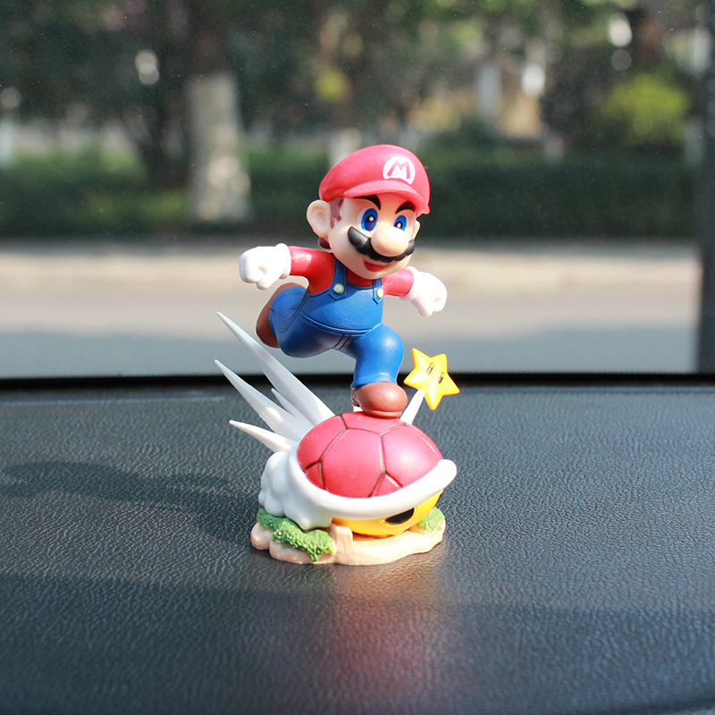 超级玛丽马里奥汽车摆件