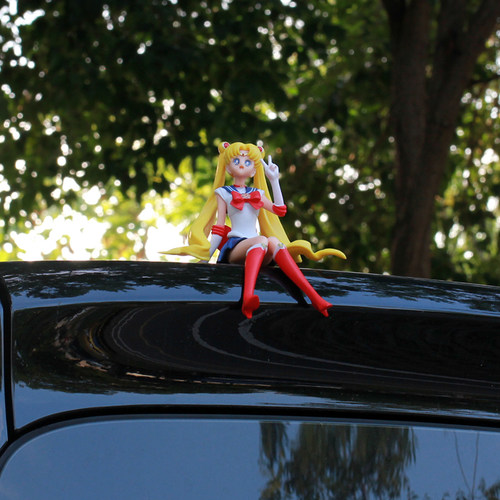 美少女战士车内外车尾顶公仔摆件