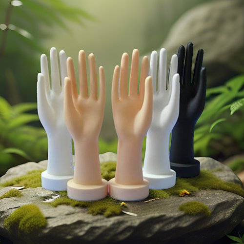 仿人手模道具模型塑料女手制作首饰店手套拍照展示直播用逼真假手