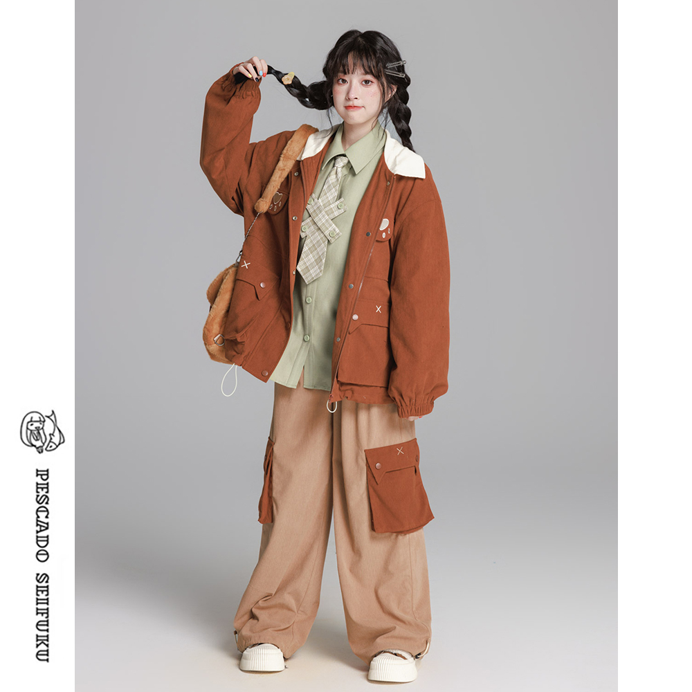 灯芯绒裤子女春秋小个子学院风