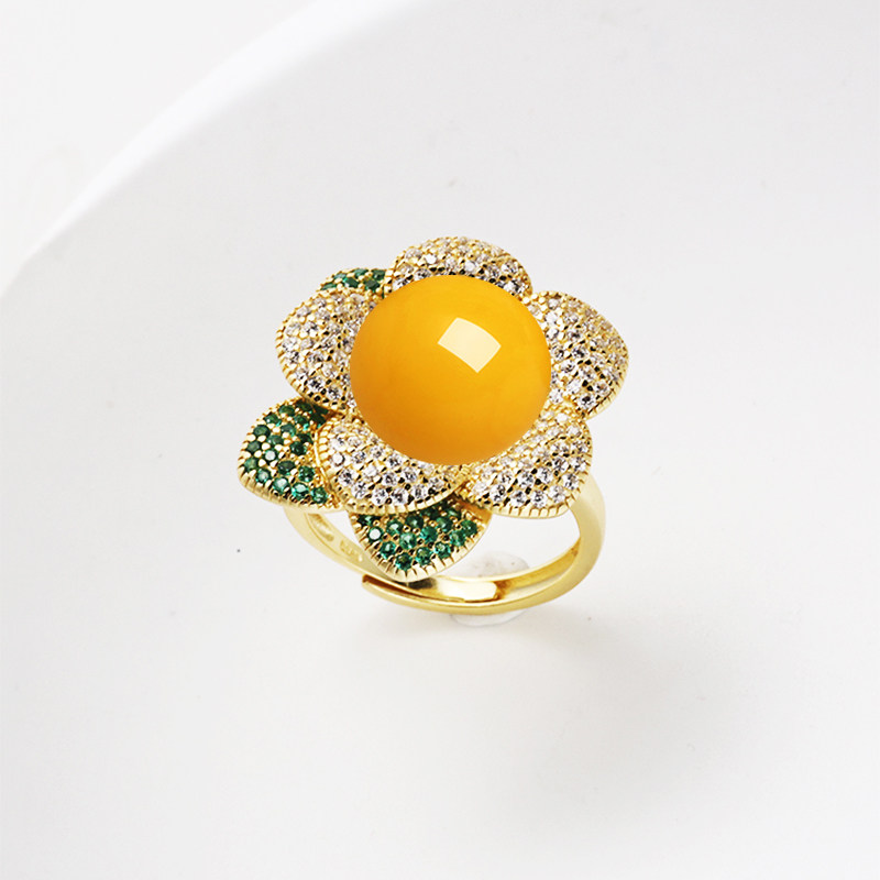 全新S925纯银戒指空托银饰戒托女