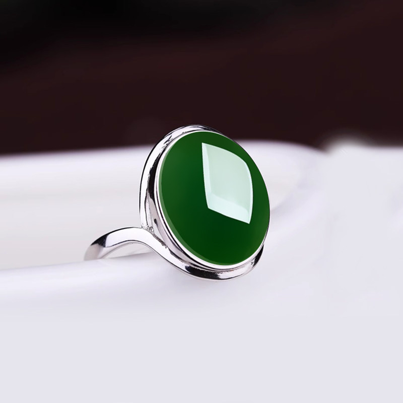 S925纯银戒指空托镶嵌蜜蜡戒托12*15 10*14 7*10  9*14 8*14