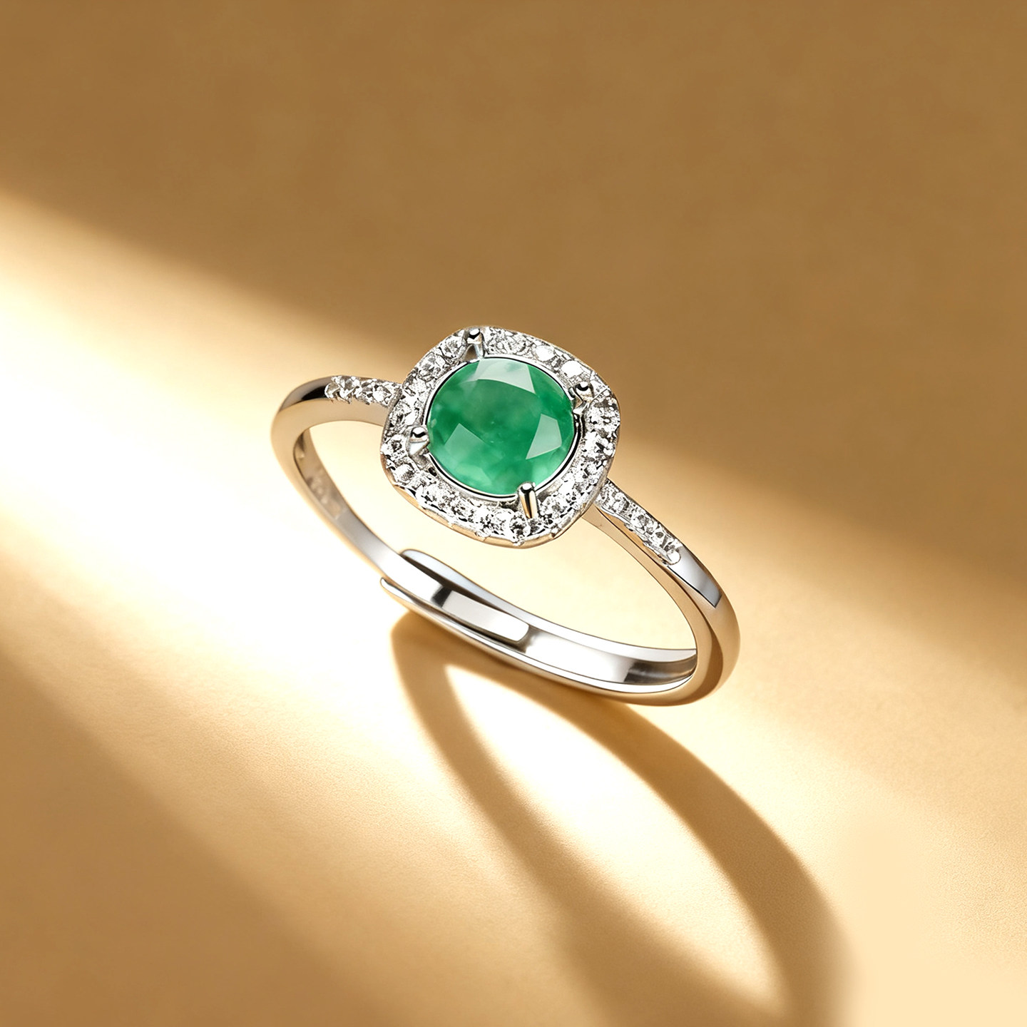 S925纯银戒指空托个性镶钻女戒托