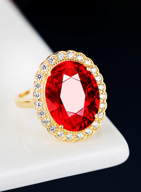 铂银满楼925银戒指空托碧玉石女