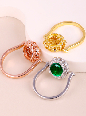 通体S925纯银镶嵌时尚银饰配件