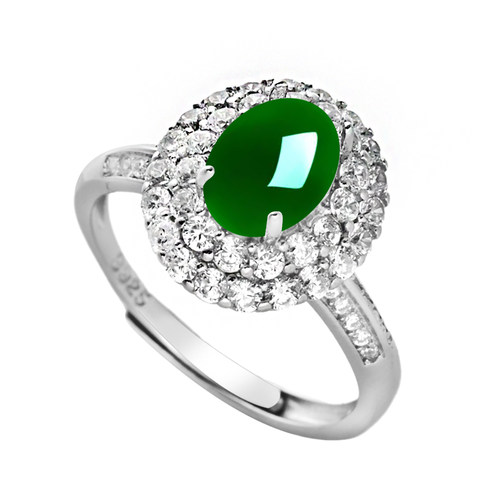 新S925纯银戒指空托轻奢diy戒托