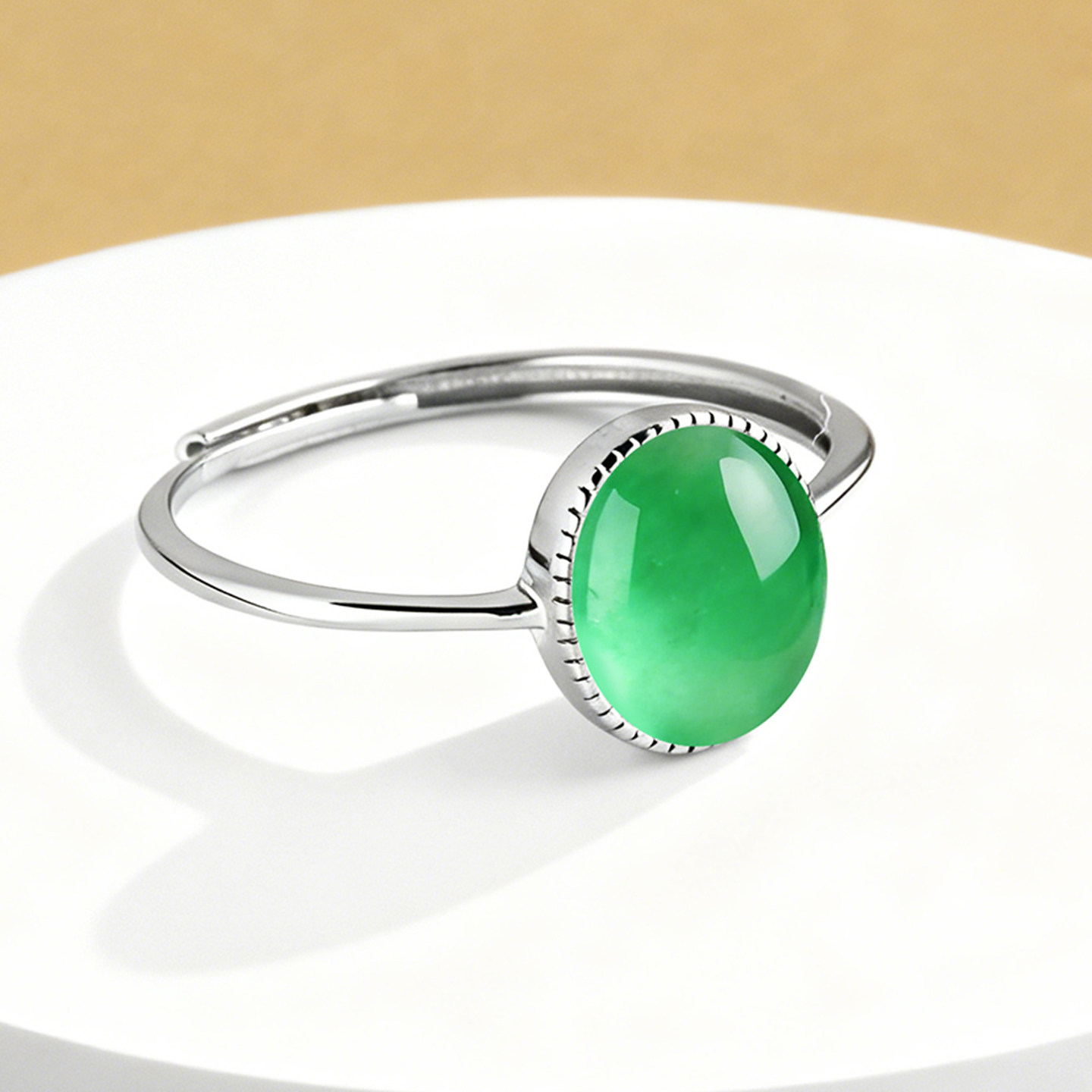 S925纯银戒指空托封底女款戒指托