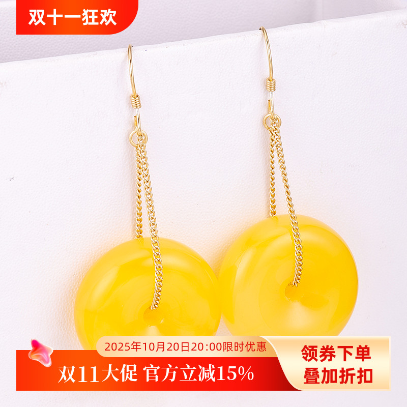 DIYS925纯银通体女款耳钩空托