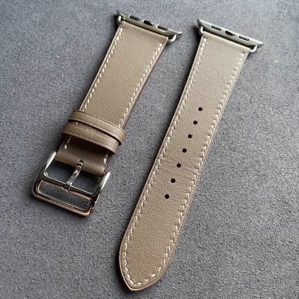 Iwatch4/5/6/7真皮大象灰表带潮流时尚手表带Iwatch表带42mm/45mm