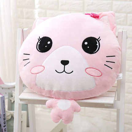 多功能午睡枕头抱枕被子两用可爱韩国卡通办公室汽车靠垫珊瑚绒被