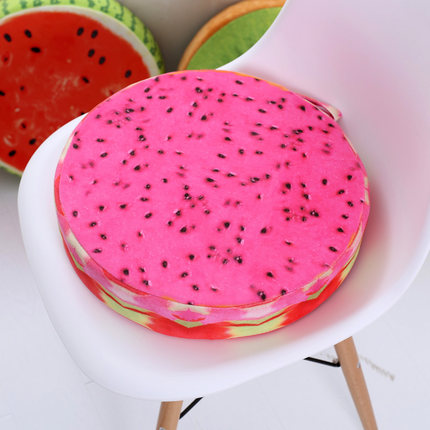 意屋语 夏季清新水果坐垫办公室椅子沙发垫加厚学生用可拆洗