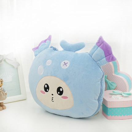 抱枕被子两用靠垫被沙发办公室午休靠枕头被空调汽车腰枕床头靠背