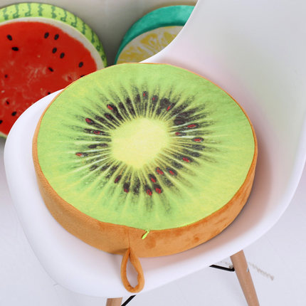 意屋语 夏季清新水果坐垫办公室椅子沙发垫加厚学生用可拆洗