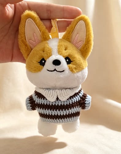 许嵩安泊猜想演唱会格洛米条纹T衣服（不含玩偶）服装手工编织