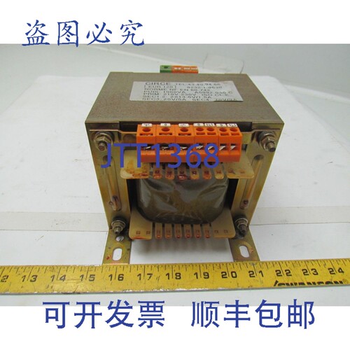 原装供应Circe EUR 120 隔离变压器 Pri 210V-230V Sec1.2 : 2x13