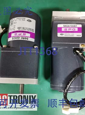 原装供应SPG S6R06GXCE + S6DA100B1 带齿轮头的制动电机