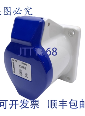 原装供应Woodhead 330R6 Safeway 插针式插座，250VAC，30A，2极