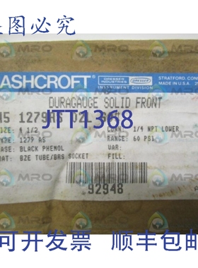 原装供应阿什克罗夫特 451279AS02L-60 DURAGAU 0-60 PSI NSMP