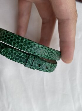 御木芬迪彩虹系列珠宝腕表一条过真蜥蜴皮腕带表带
