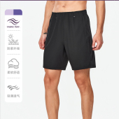 男士 健身田径训练裤 夏季 透气速干马拉松四分裤 子 薄款 跑步运动短裤