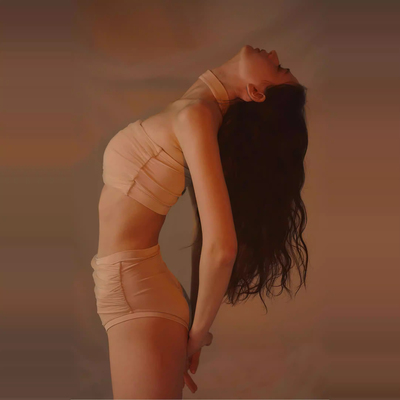 heels钢管舞服装女polewear美背吊带不走光性感辣妹三角短裤套装
