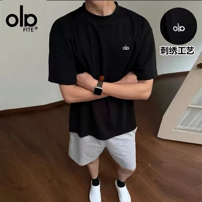 【奥莱专区】刺绣LOGO标潮牌夏季新款男女短袖美式休闲纯情侣T恤