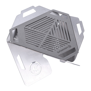 火枫迷你栖霞卡片焚火台户外BC柴火炉灶露营炊具户外野外炉具煮茶